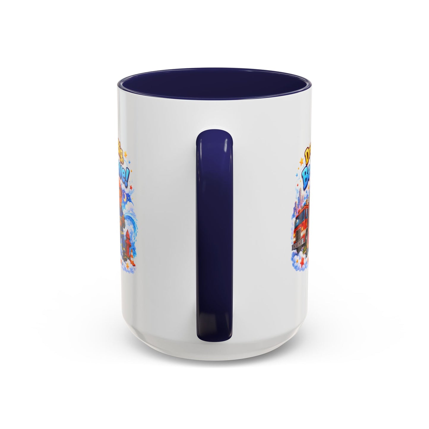 Dream Big Be Brave! Firefighter Kids Mug | Accent Coffee Mug