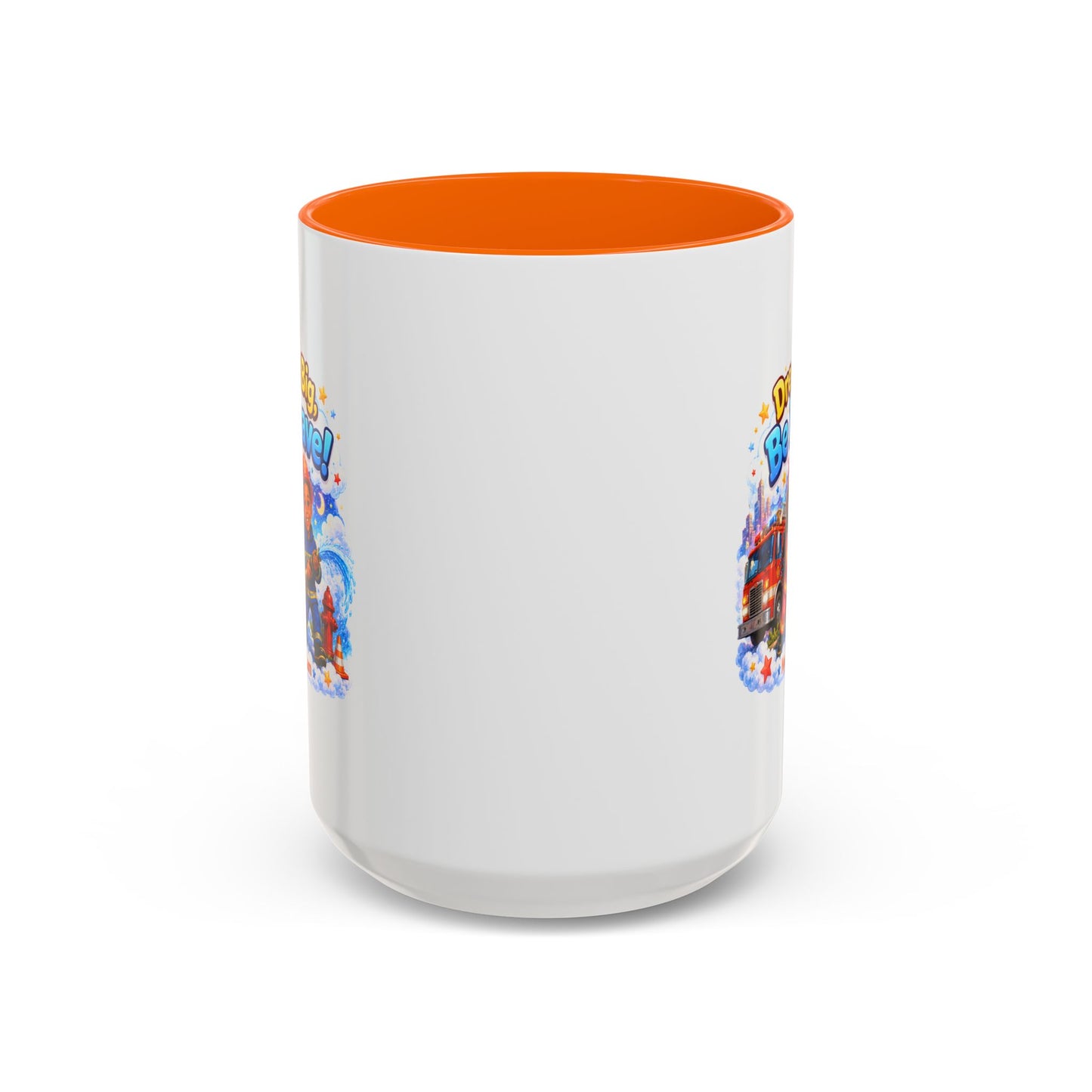 Dream Big Be Brave! Firefighter Kids Mug | Accent Coffee Mug
