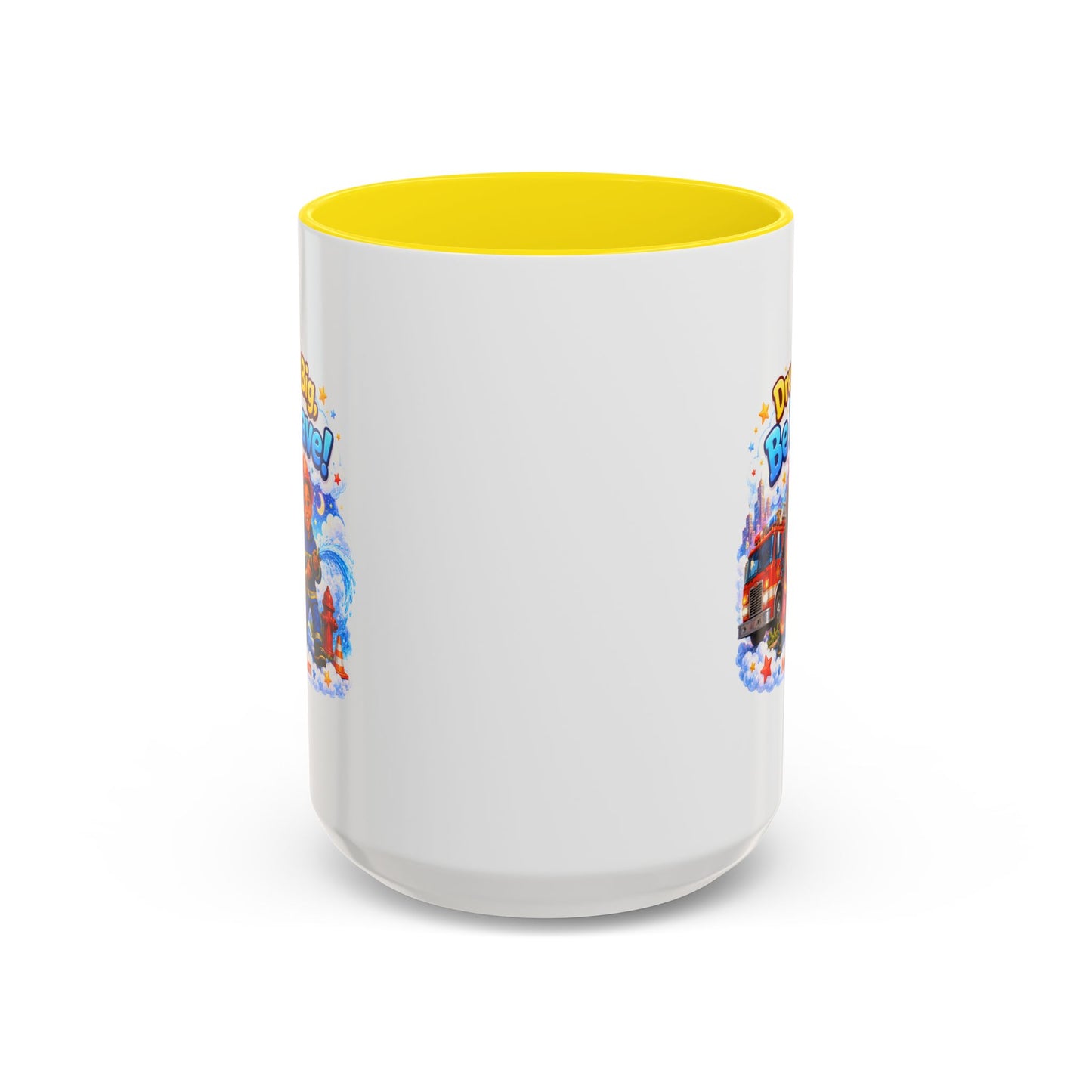 Dream Big Be Brave! Firefighter Kids Mug | Accent Coffee Mug