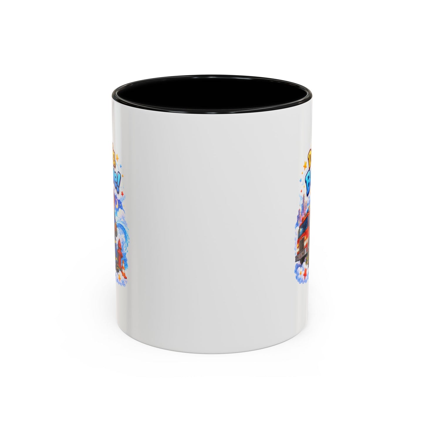 Dream Big Be Brave! Firefighter Kids Mug | Accent Coffee Mug