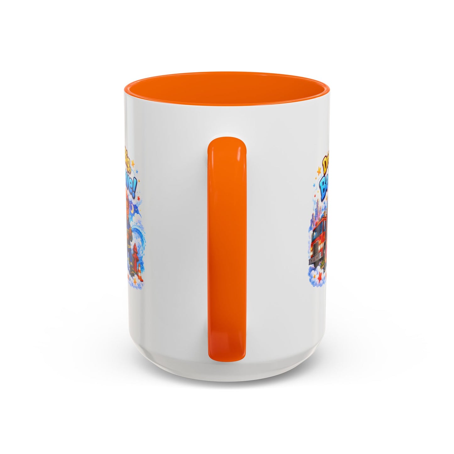 Dream Big Be Brave! Firefighter Kids Mug | Accent Coffee Mug