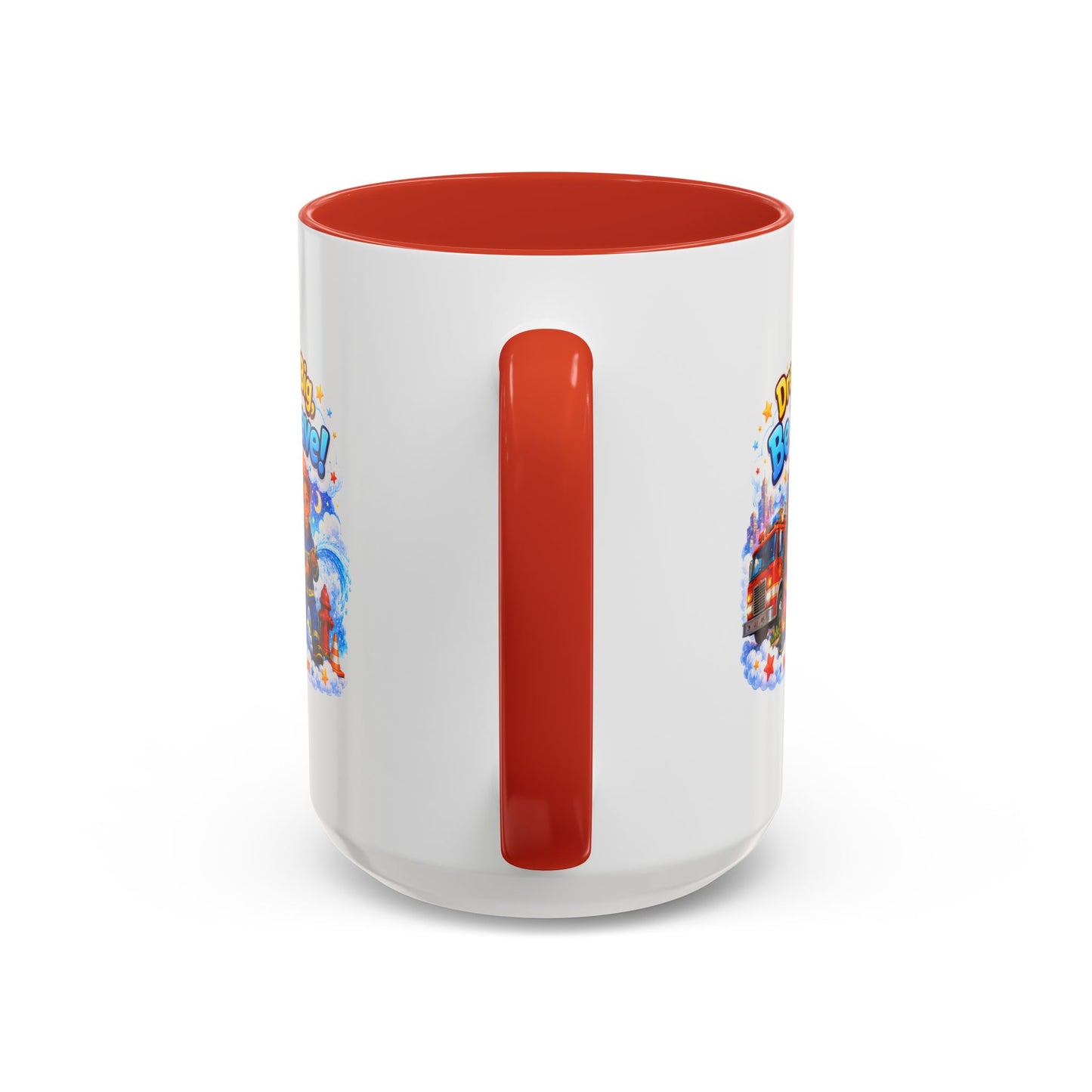 Dream Big Be Brave! Firefighter Kids Mug | Accent Coffee Mug