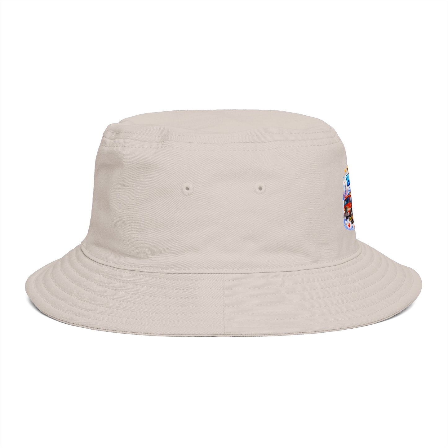 Dream Big Be Brave graphic Bucket Hat | Kids motivational illustration