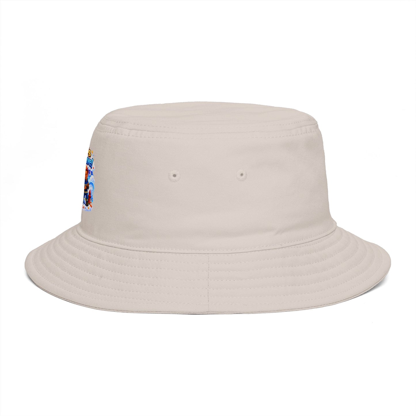 Dream Big Be Brave graphic Bucket Hat | Kids motivational illustration