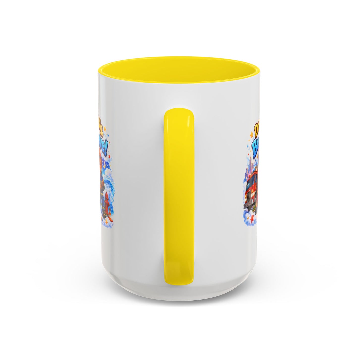 Dream Big Be Brave! Firefighter Kids Mug | Accent Coffee Mug
