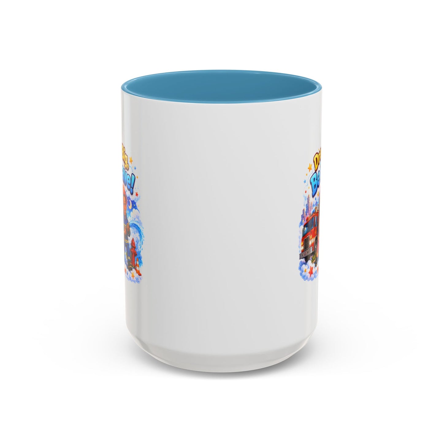 Dream Big Be Brave! Firefighter Kids Mug | Accent Coffee Mug