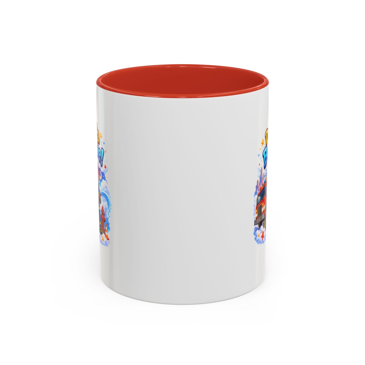 Dream Big Be Brave! Firefighter Kids Mug | Accent Coffee Mug