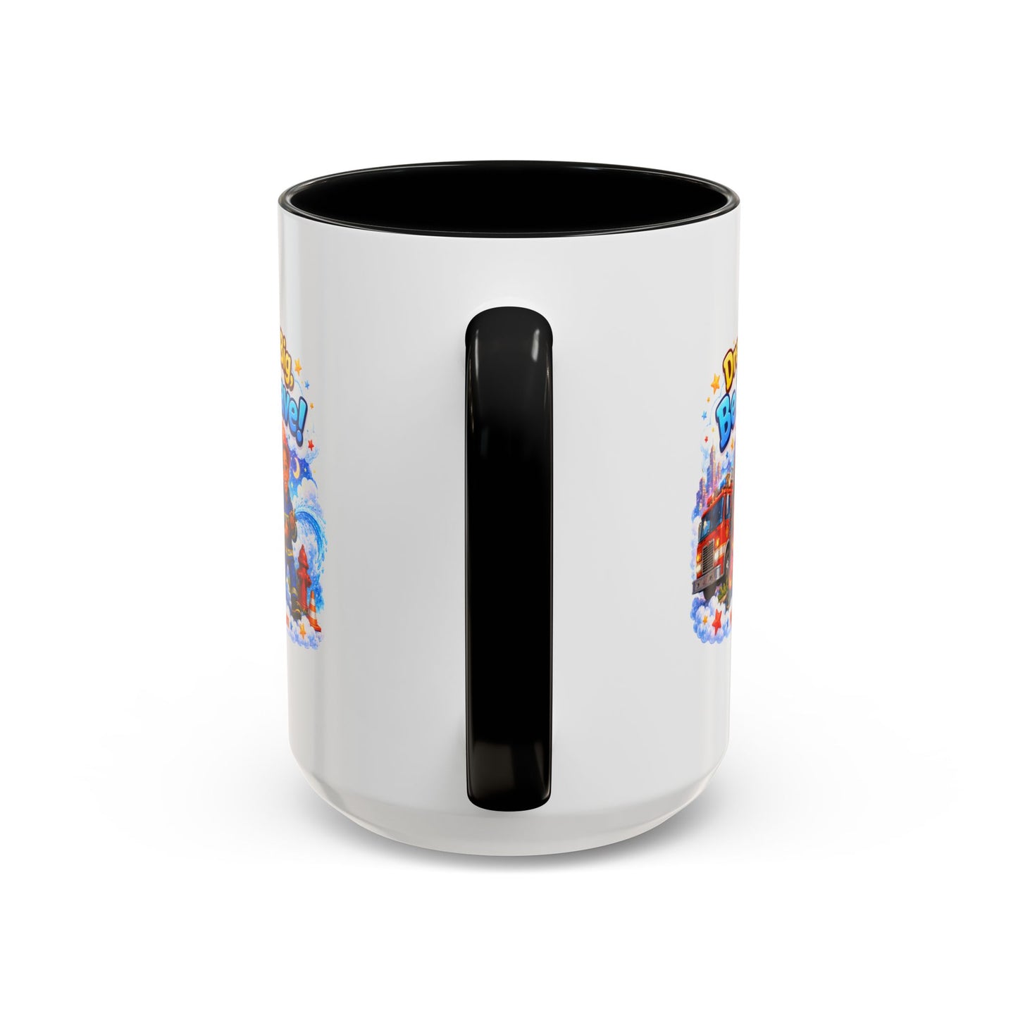 Dream Big Be Brave! Firefighter Kids Mug | Accent Coffee Mug
