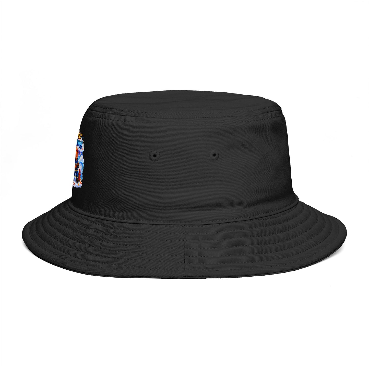 Dream Big Be Brave graphic Bucket Hat | Kids motivational illustration