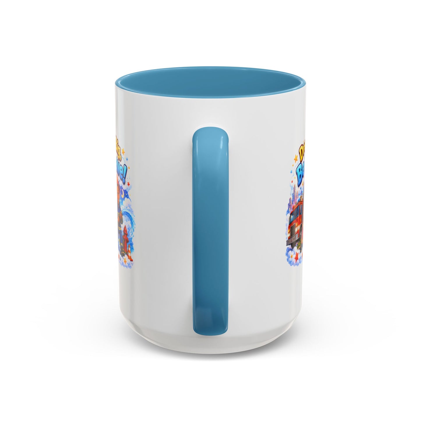 Dream Big Be Brave! Firefighter Kids Mug | Accent Coffee Mug