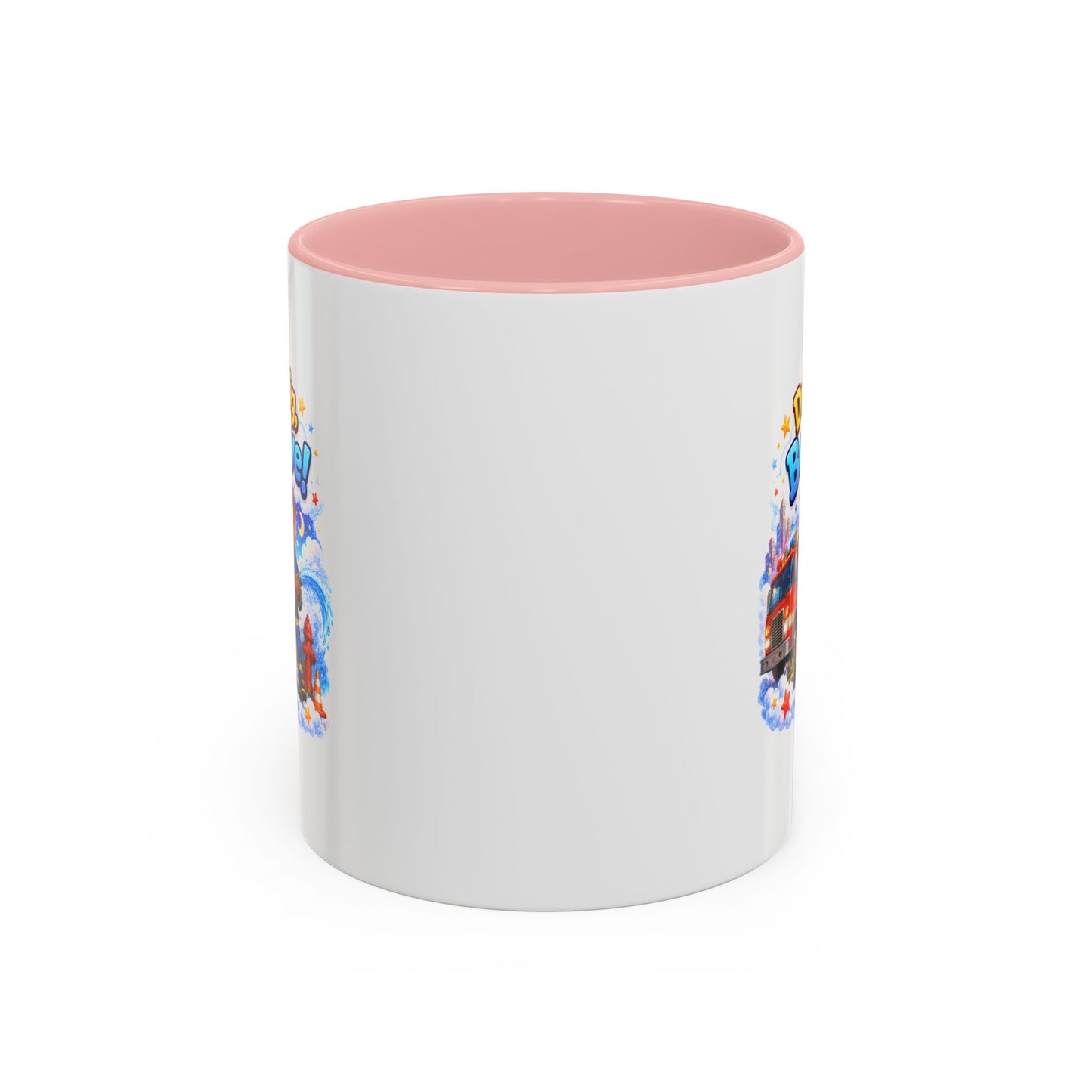 Dream Big Be Brave! Firefighter Kids Mug | Accent Coffee Mug