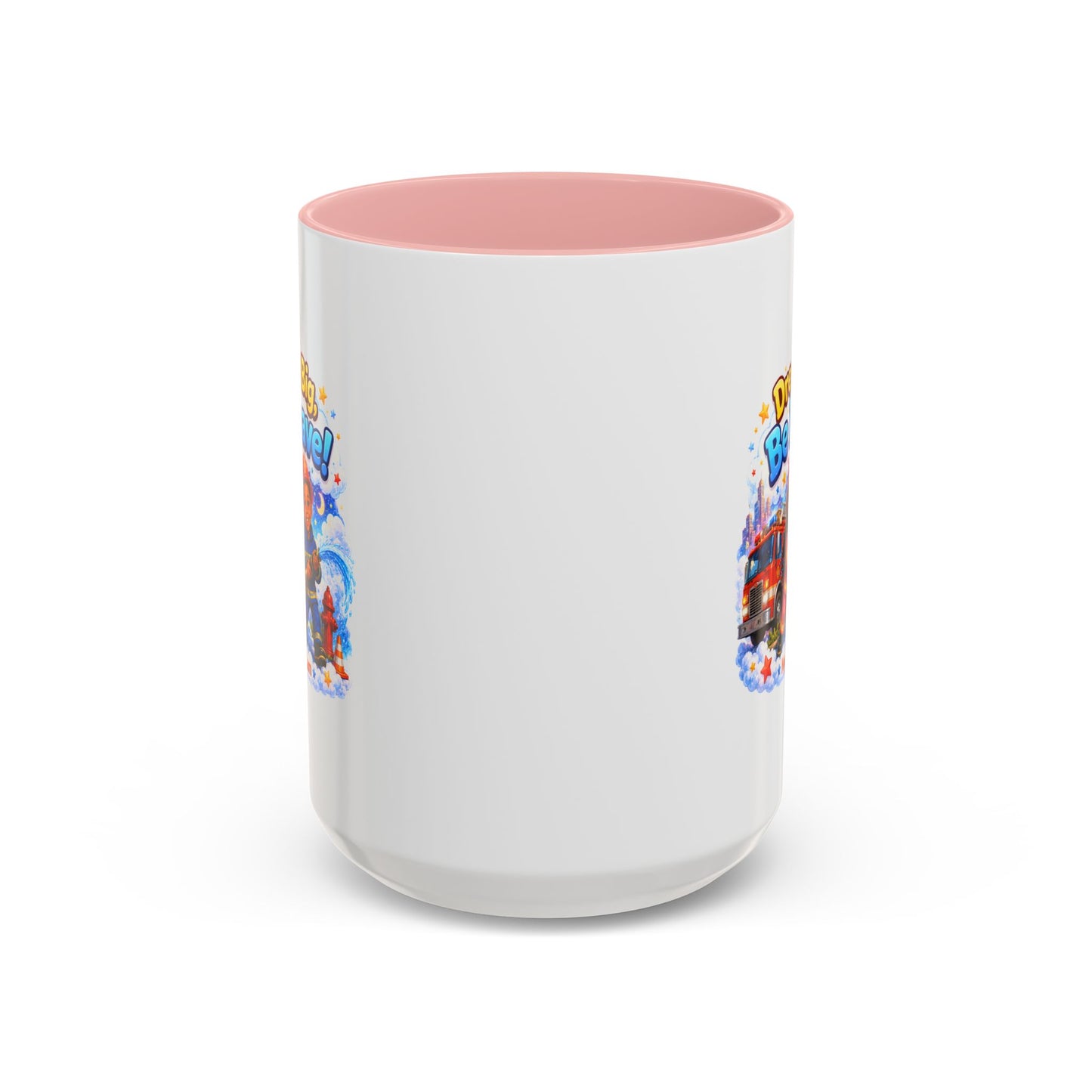 Dream Big Be Brave! Firefighter Kids Mug | Accent Coffee Mug