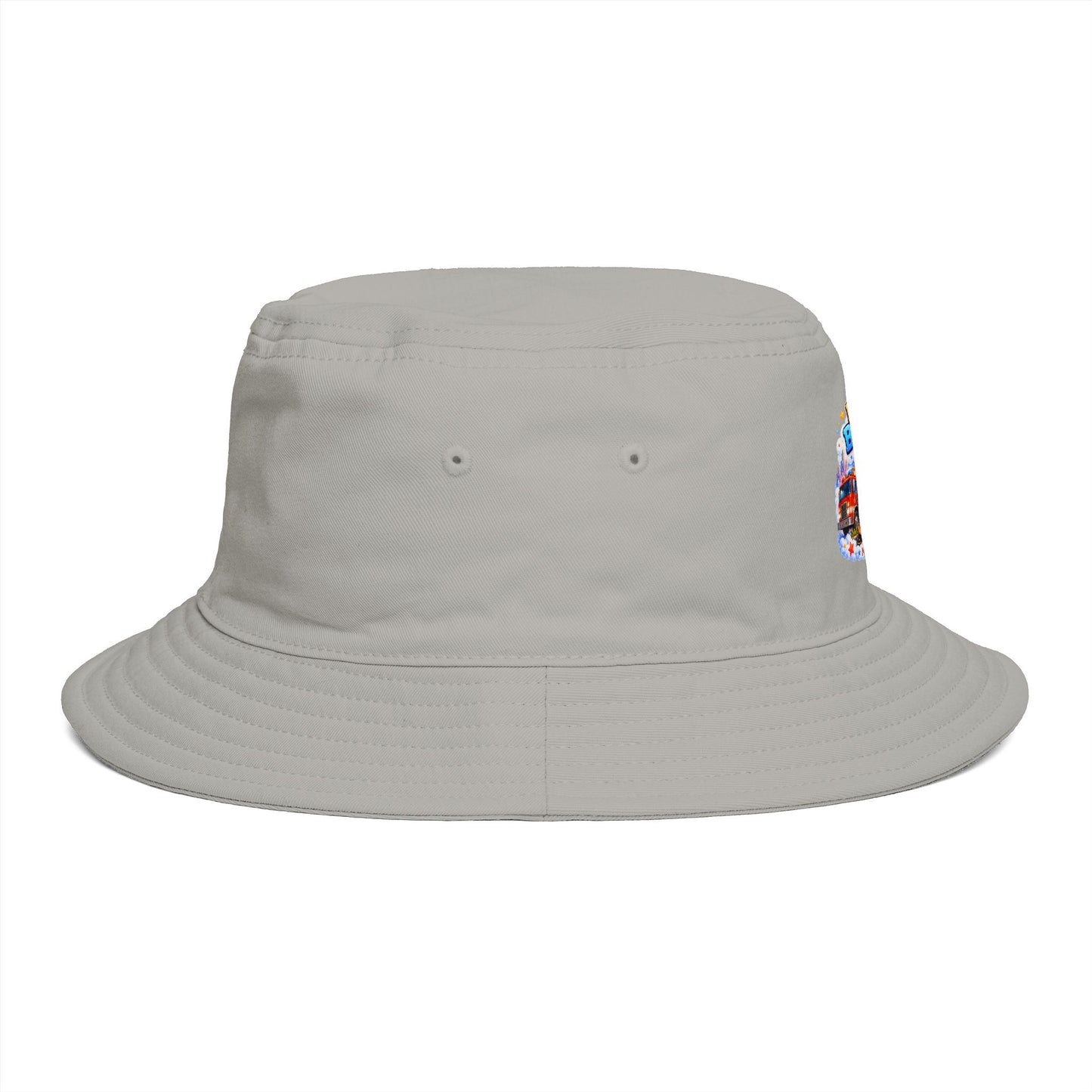 Dream Big Be Brave graphic Bucket Hat | Kids motivational illustration