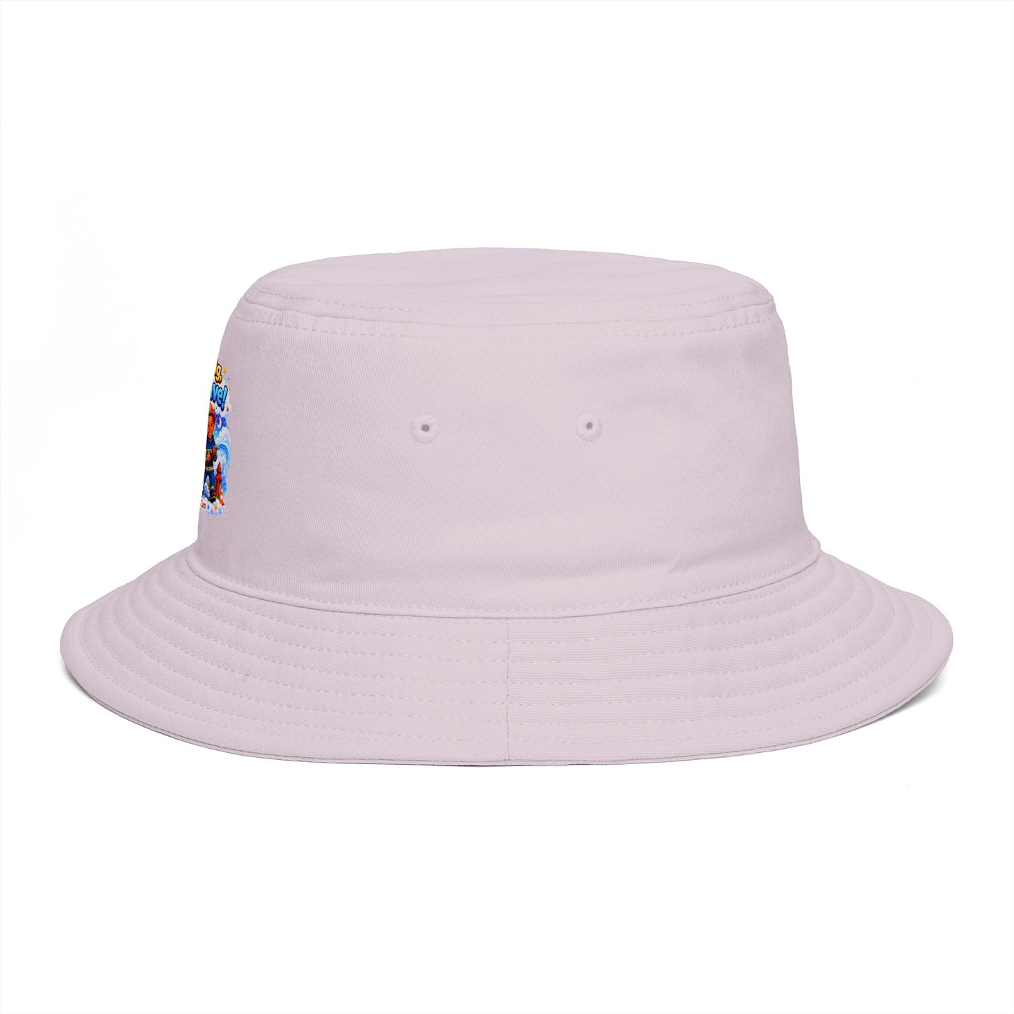 Dream Big Be Brave graphic Bucket Hat | Kids motivational illustration