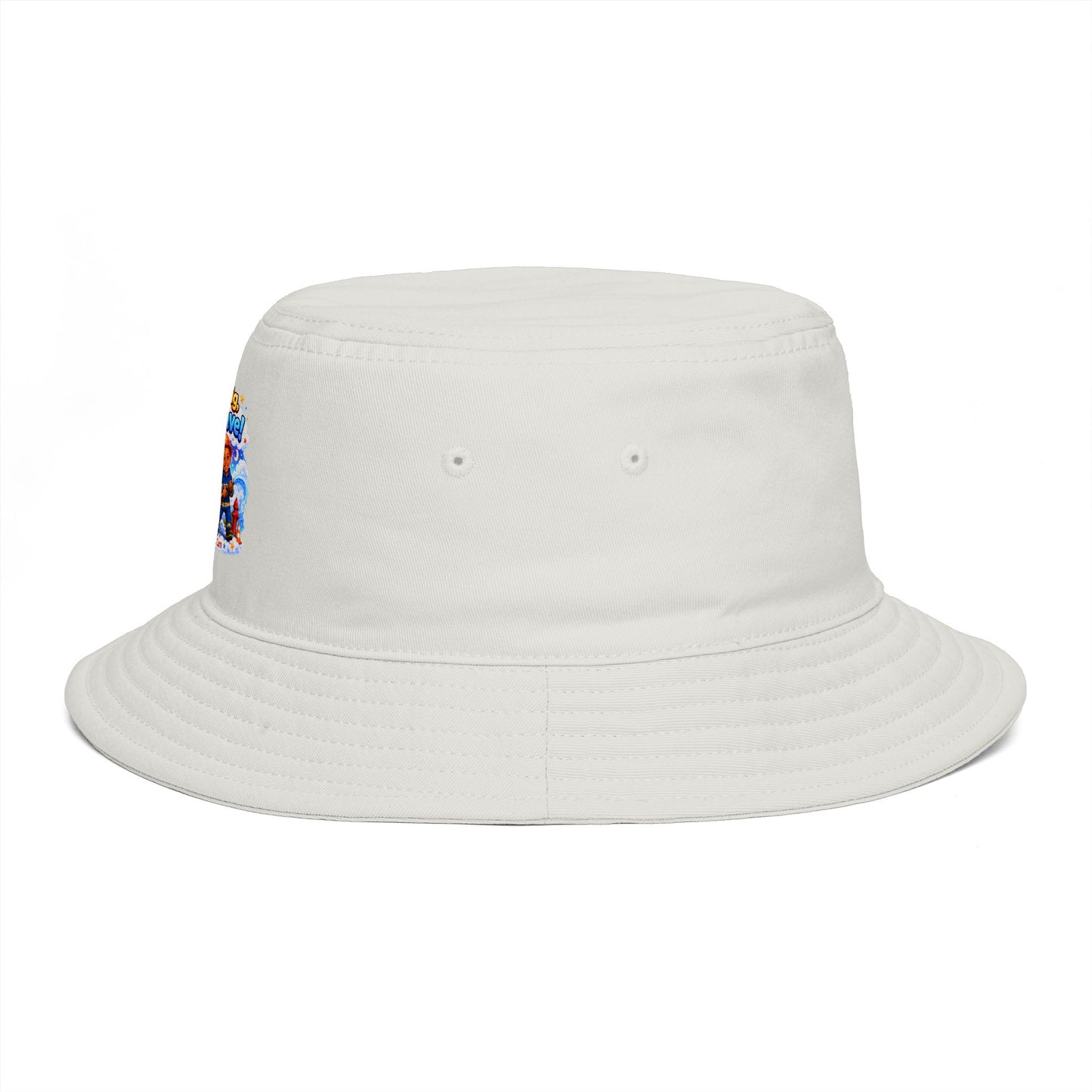 Dream Big Be Brave graphic Bucket Hat | Kids motivational illustration