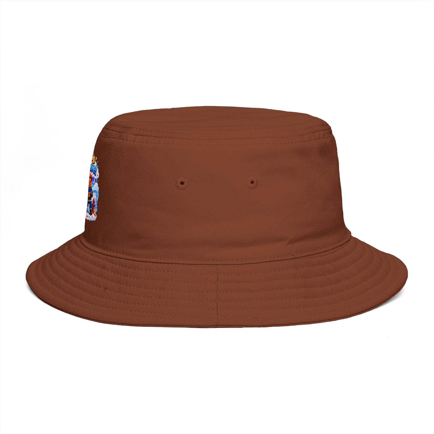 Dream Big Be Brave graphic Bucket Hat | Kids motivational illustration