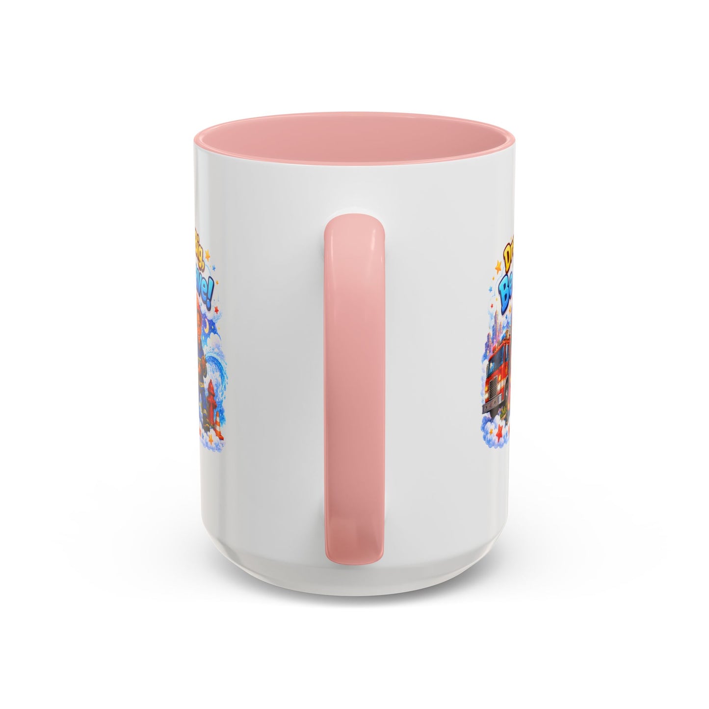Dream Big Be Brave! Firefighter Kids Mug | Accent Coffee Mug