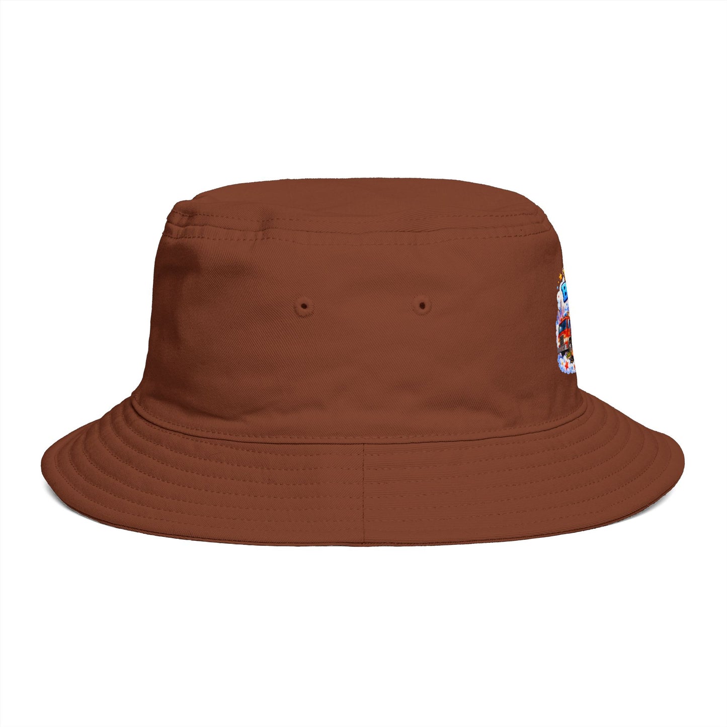 Dream Big Be Brave graphic Bucket Hat | Kids motivational illustration