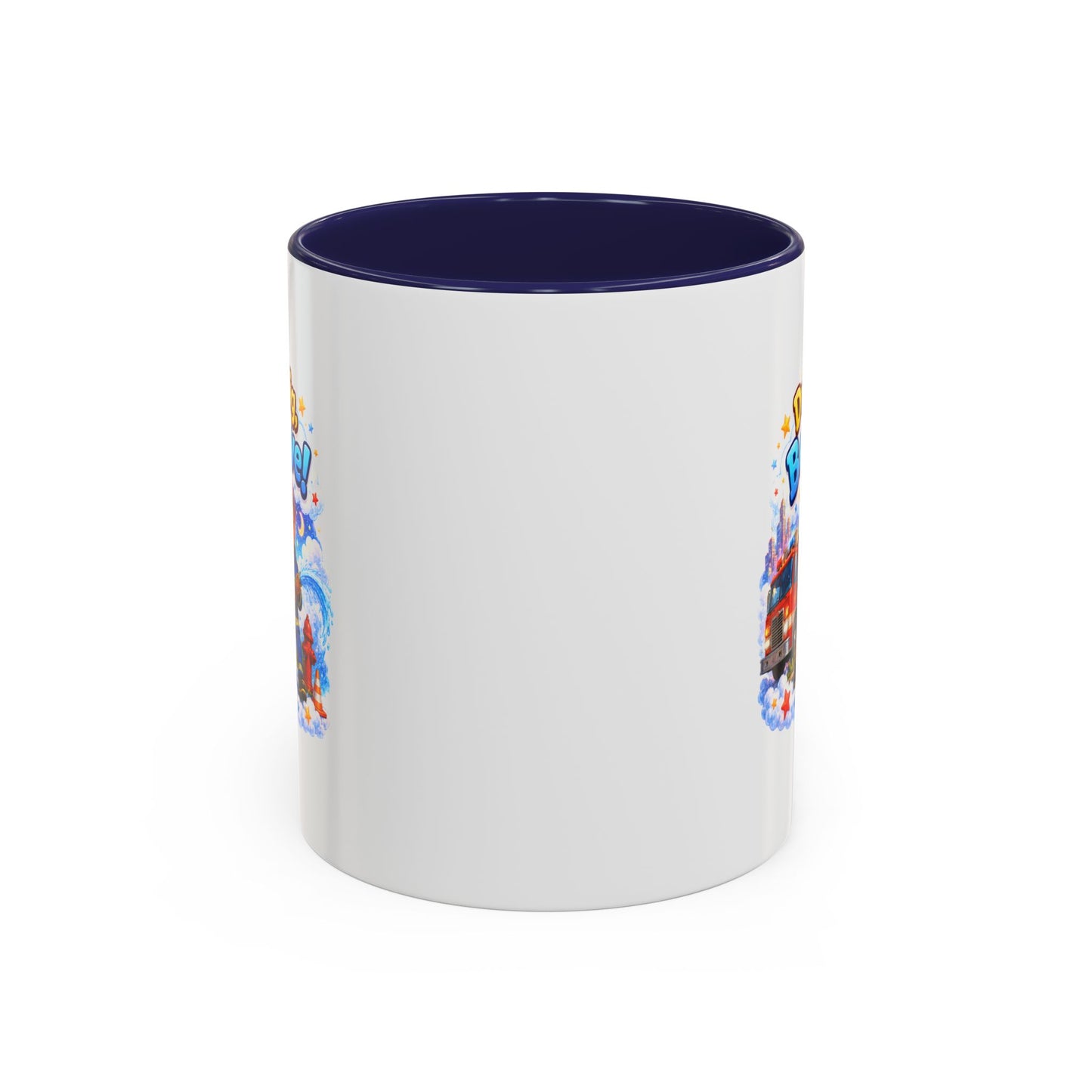 Dream Big Be Brave! Firefighter Kids Mug | Accent Coffee Mug