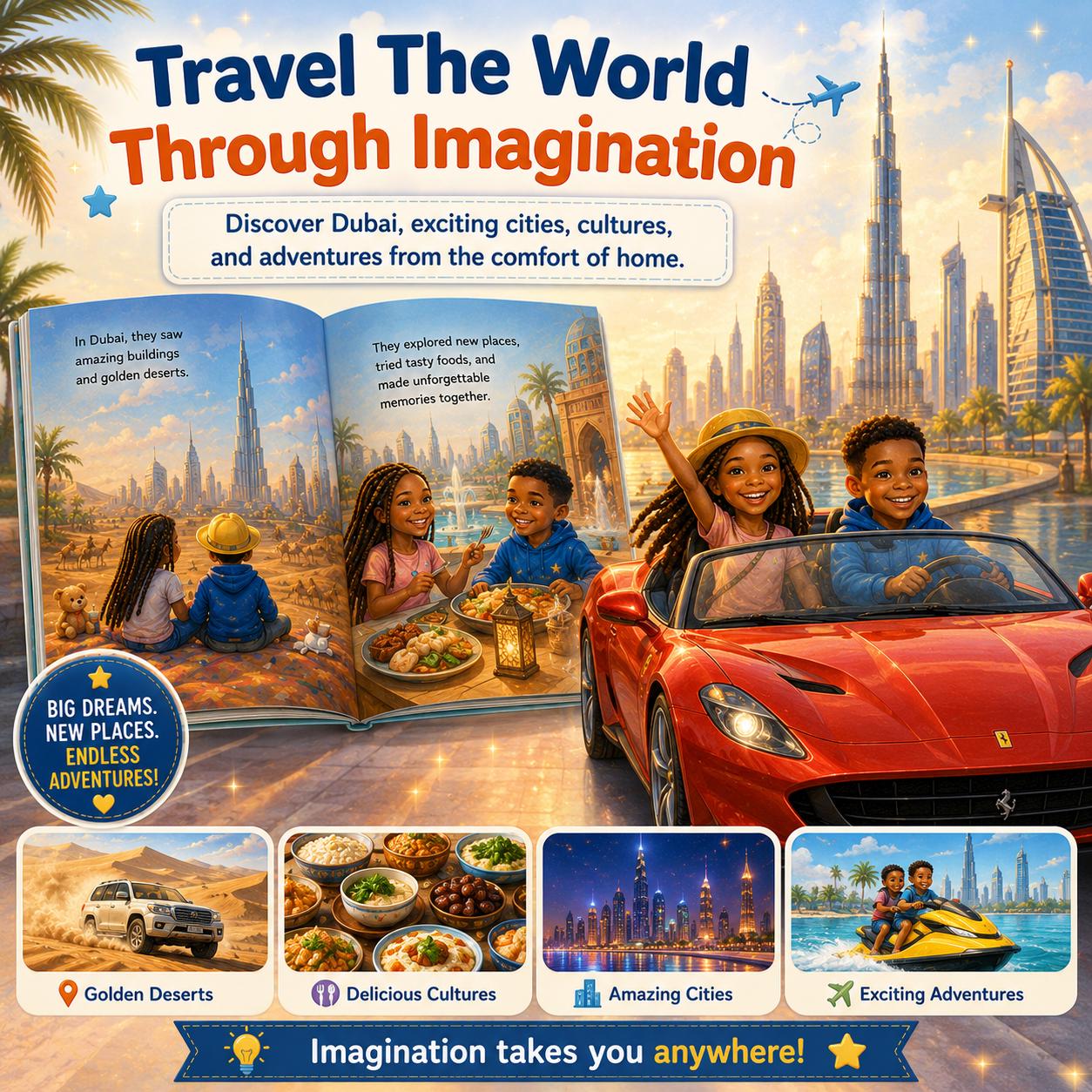 Children's Adventure Storybook: Nyla & Cam's Big Dreams (Digital Download PDF)
